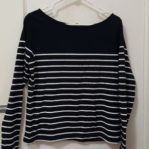Navy Blue stripe sweater